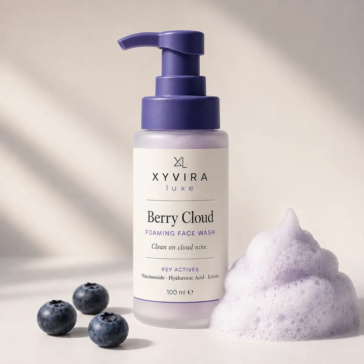 Berry Cloud Foaming Face Wash